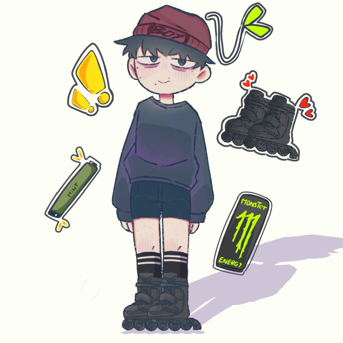 boy_planta's tweet photo. Aunque no subo nada aquí estoy algo más activo en Instagram  xdd aunque la chamba no me deja hacer cositas que quiero xdd🌱🙇‍♂️😔

Dibujito de relleno, fui a patinar a las 2 de la madrugada llegando dela chamba me fui a patinar todo ojeroso xdd con short ya que hace calor💕✨️ https://t.co/sursiWX3yx