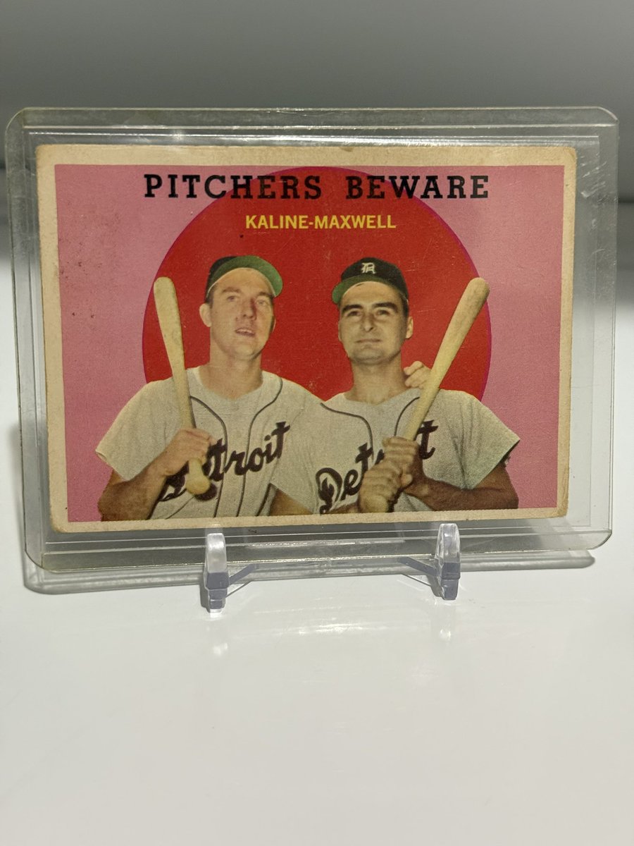 LukeTheDuke4009's tweet image. Check out #1959Topps #SetBreak #34 #PitchersBeware #AlKaline #Maxwell #Vintage #Baseball #Card #cardsforsale ebay.com/itm/3959149082… #eBay via @eBay