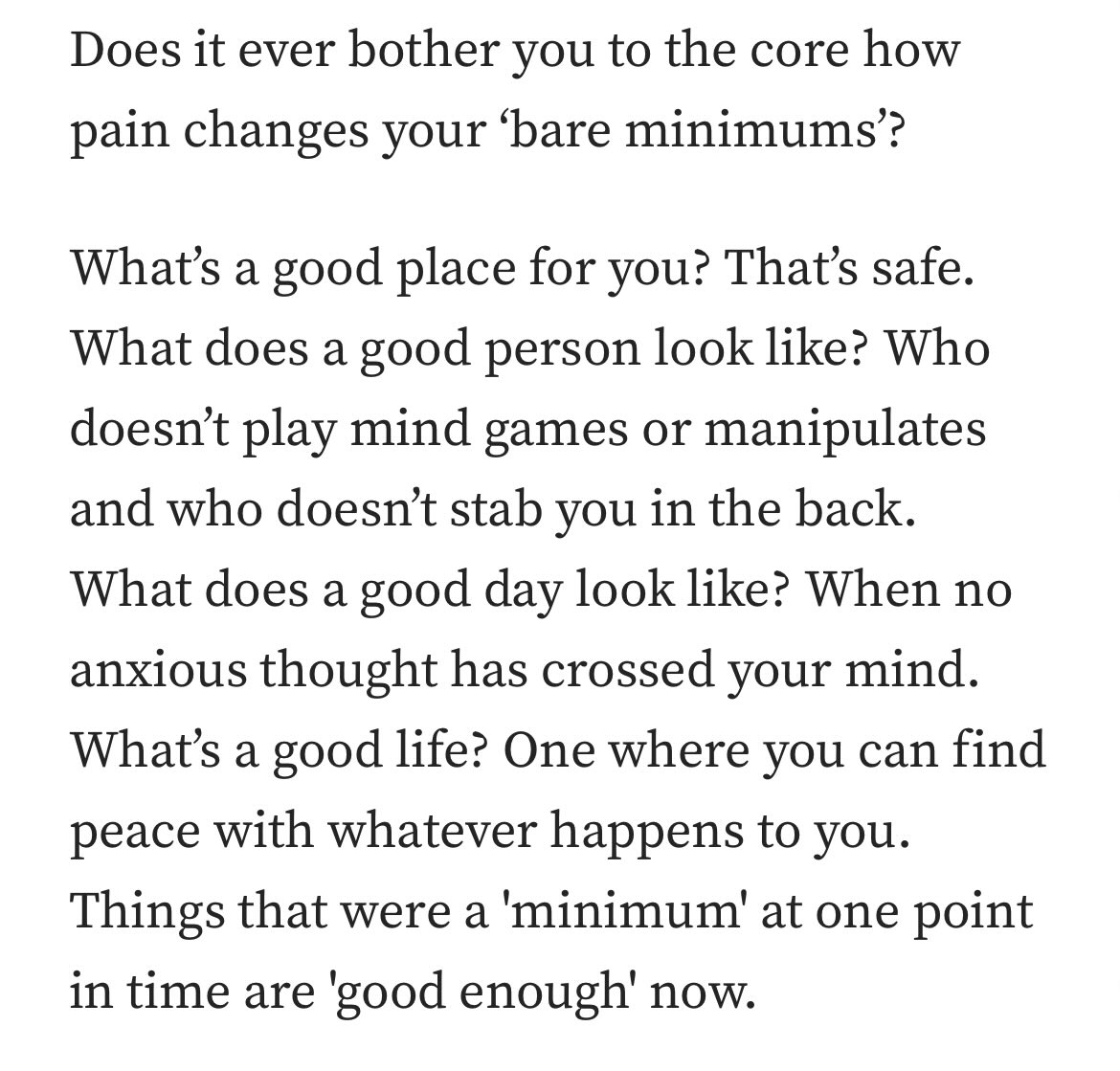 _pjtweets's tweet photo. What you go through,
Grows through you and what you grow through you, go through you.
Which eventually becomes a new normal.
#ThingsIThinkAbout https://t.co/6K9mCAXOmS