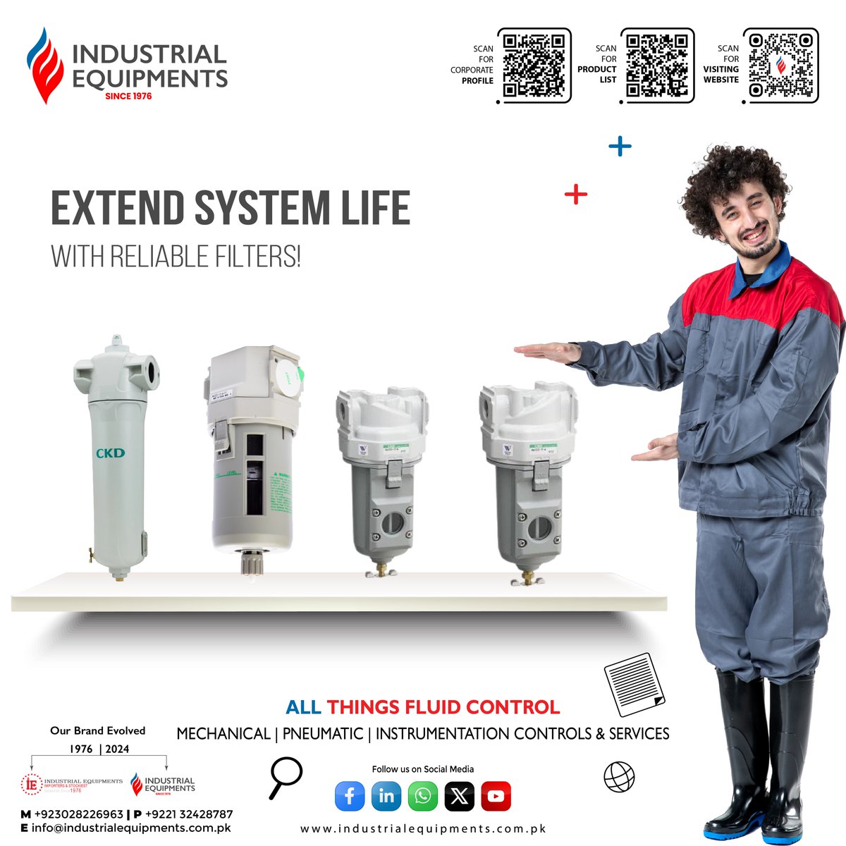 indeqptofficial's tweet image. Extend System Life with Reliable Filters!

Visit our website for more: industrialequipments.com.pk

#ReliableFilters #IndustrialEfficiency #PneumaticSolutions #FluidControl #CleanAirTechnology #SystemLongevity #MechanicalEngineering #PneumaticPerformance #industrialequipments