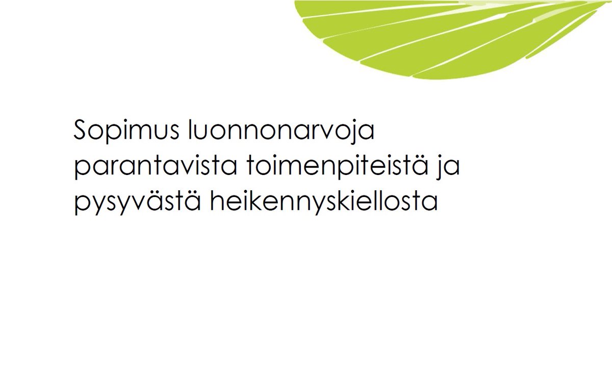 Boost-hankkeessa on kehitetty yhdessä sidosryhmien kanssa mallisopimuspohjaa tilanteeseen, jossa maanomistaja myy tuottamiaan luonnonarvoja kompensaatiokäyttöön. Nyt ensimmäinen versio mallista on julkaistu. 1/3

(Latauslinkki vastauksissa)