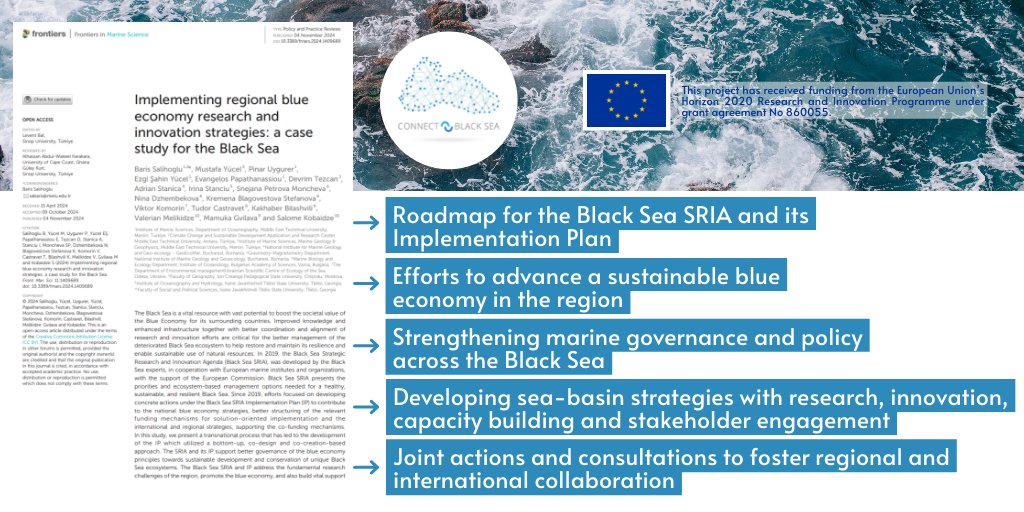 #BlackSeaCONNECT article is out!

The case study on #BlackSea "Implementing Regional #BlueEconomy R&amp;I Strategies" reveals:

🔹Behind-the-scenes look at Black Sea SRIA &amp; Implementation Plan
🔹Joint actions &amp; consultations driving impactful collaboration

📄 frontiersin.org/journals/marin…