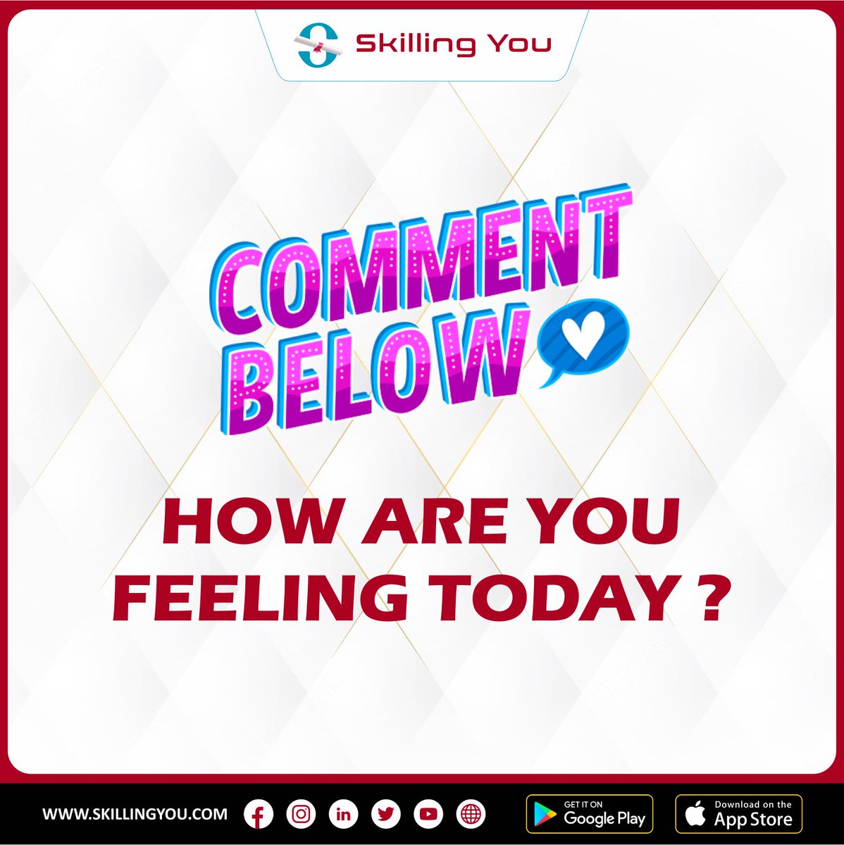 How do you feel today? Tell us in comments!😇

#english #vocabulary #spokenenglish #everydayenglish #learnenglish #speakinenglish