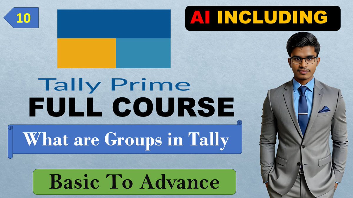 chmdeveloper's tweet image. Day -10 Tally master course- A Free Live Training Course that we started on our CHM DEVELOPER YouTube Channel for all Aspiring student.
#tallysoftware #computercourses #gstsoftware #tallyoncloud #tallycustomization #msoffice #software #accounts #tallysupport #chmdeveloper