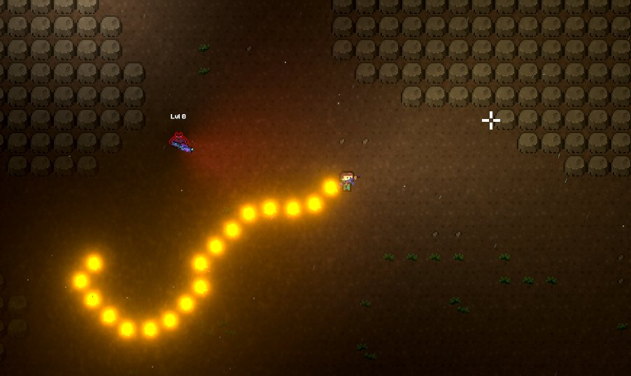 squirrel_works's tweet photo. 🎮 Our upcoming game is a top-down 2D action shooter where you will face fearless monsters with guns, unlock upgrades, and dominate with unique gameplay.  

🔥 Check out newest gameplay mechanic: Fire Trail Talent! 

#IndieDev #GameDev #2DShooter #TopDownShooter https://t.co/P0Y1dzyIgf