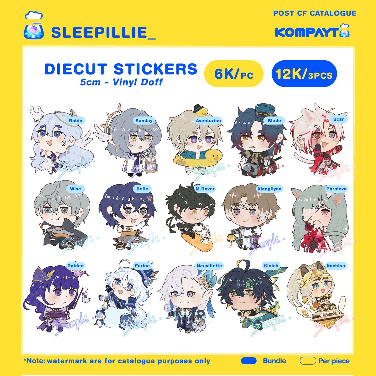 byvienz's tweet photo. π & π are appreciated!
π Genshin Impact, Honkai Star Rail, Zenless Zone Zero, Wuthering Waves, Original Works
π Acrylic Keychains, Artprints, Die Cut Stickers, Sticker Sheets, Photocards, Bookmark
#comifuro19 #cf19catalogue #postcf #merch #artistΒ #smallbusiness https://t.co/3E7KXxNi05