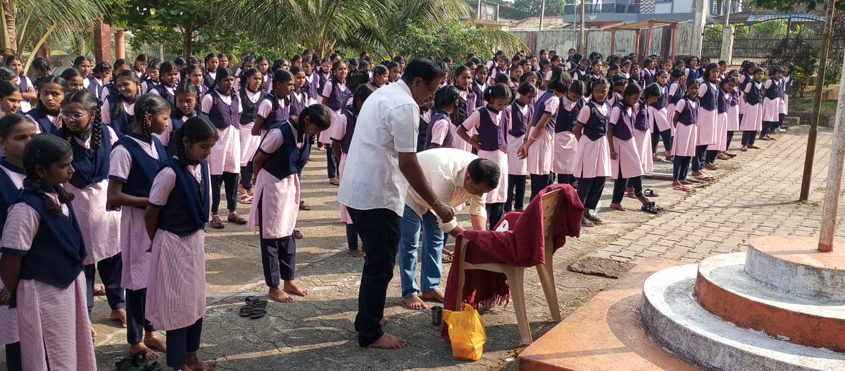 Santu153's tweet photo. Shri Kanakadas jayanti celebration at KRCRS -457. https://t.co/NrMOzCy85N