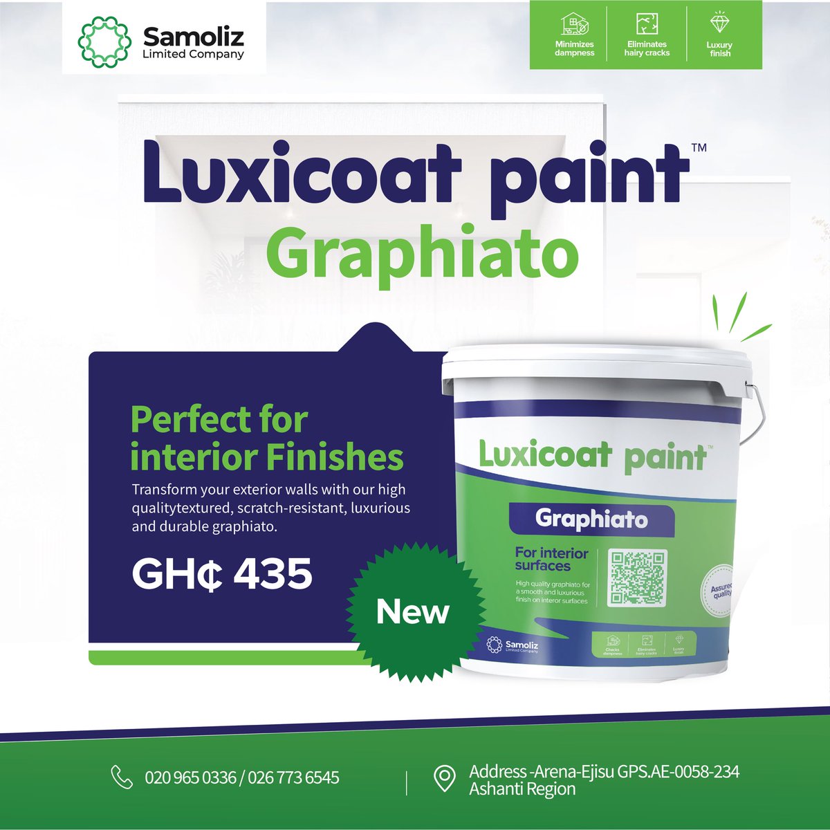 Give your walls a whole new vibe with interior grafiato—texture and design that make any room feel more inviting and unique. 
#SamolizLtdCompany #SamolizBuilders #Luxicoat #Grafiato #InteriorDesign #HomeStyle #WallTexture #DecorInspiration