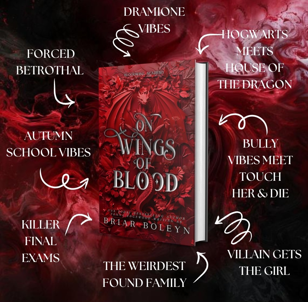 ReadingCaff's tweet image. Still reeling from On Wings of Blood. Complex characters, dragons, vampires, and court intrigue—this book is EVERYTHING. Head to my blog for a full review, and grab your copy ASAP! 🐉🔥

#DarkFantasy #BriarBoleyn #BookReview