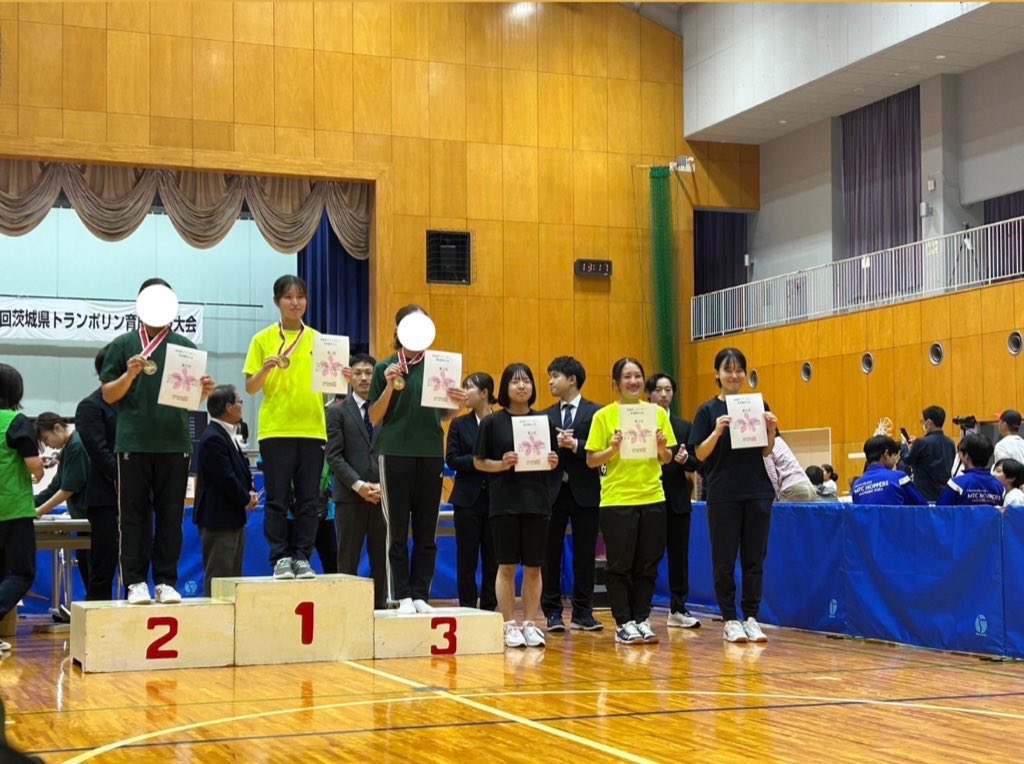 trampoline_ibrk's tweet photo. 第33回茨城県トランポリン育成競技大会に出場しました！！
大学・一般女子の部
第1位高橋すずか
第4位 面川瑞葉
第5位 長沼空蒼
第6位菊池まゆ
大学・一般男子の部
第4位森部剛
第5位山下諒人
第6位 飯島信之輔

これから技の向上を目指して練習に励みます。
今後も応援よろしくお願いします！ https://t.co/JdvYy1vjxD