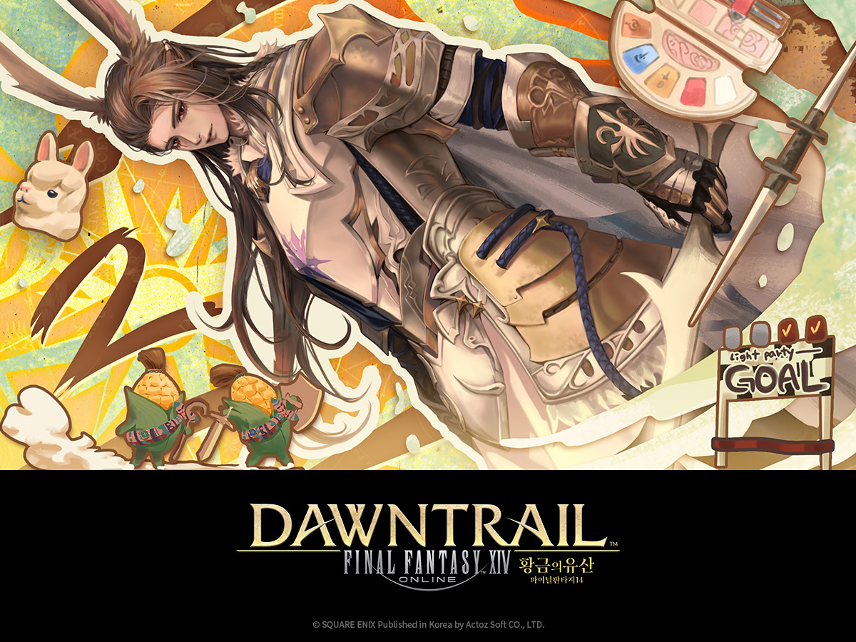 FFXIV_KOREA's tweet image. 「파이널판타지14 황금의 유산 - DAWNTRAIL」
업데이트까지 D-2!
카벙클 서버 '침침함' 모험가님이 그려주신
D-2 카운트다운 일러스트를 소개합니다. 🤗
#파이널판타지14 #파판14 #황금의유산 #카운트다운 #일러스트