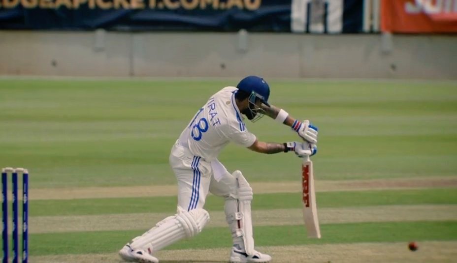 sachin_18VK__'s tweet image. &quot;Virat Kohli putting in the hard yards during match simulations as he sharpens his skills for the Border-Gavaskar Trophy! 💪🔥 #ViratKohli #BGT #PreparationMode&quot;