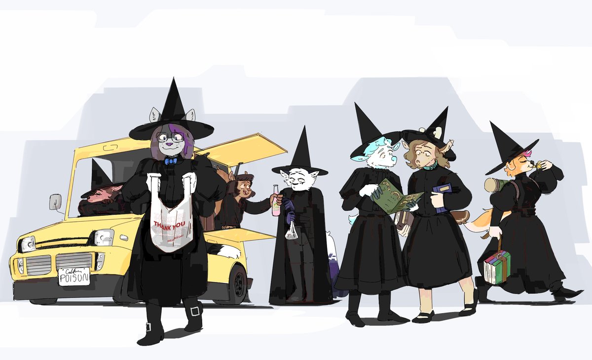 coven lunch break 🌮🌮