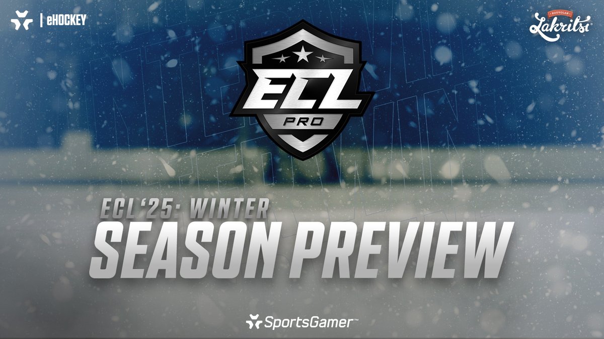 The stage is set for the #ECL25Winter Pro season! 🌟 With top teams battling for a shot at Elite promotion, who are your favorites to claim the crown? 🏆

Check out the full Pro Season Preview: sportsgamer.gg/community/news…

#NHL25 #eHockey #KouvolanLakritsi