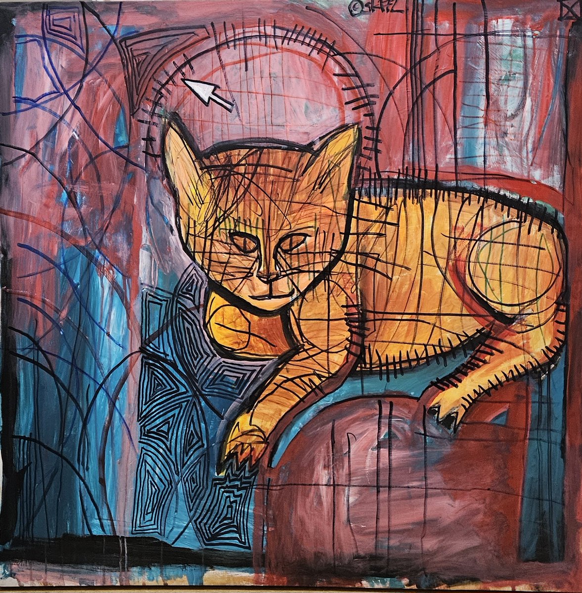 sk_oneseventwo's tweet photo. #Neotists #neoexpressionism #acrylic #Sharpie #canvasboard #naivefigurative #primitive #StreetArt #mentalhealth #MentalHealthMatters #MentalHealthAwareness https://t.co/yEFxzYn49M