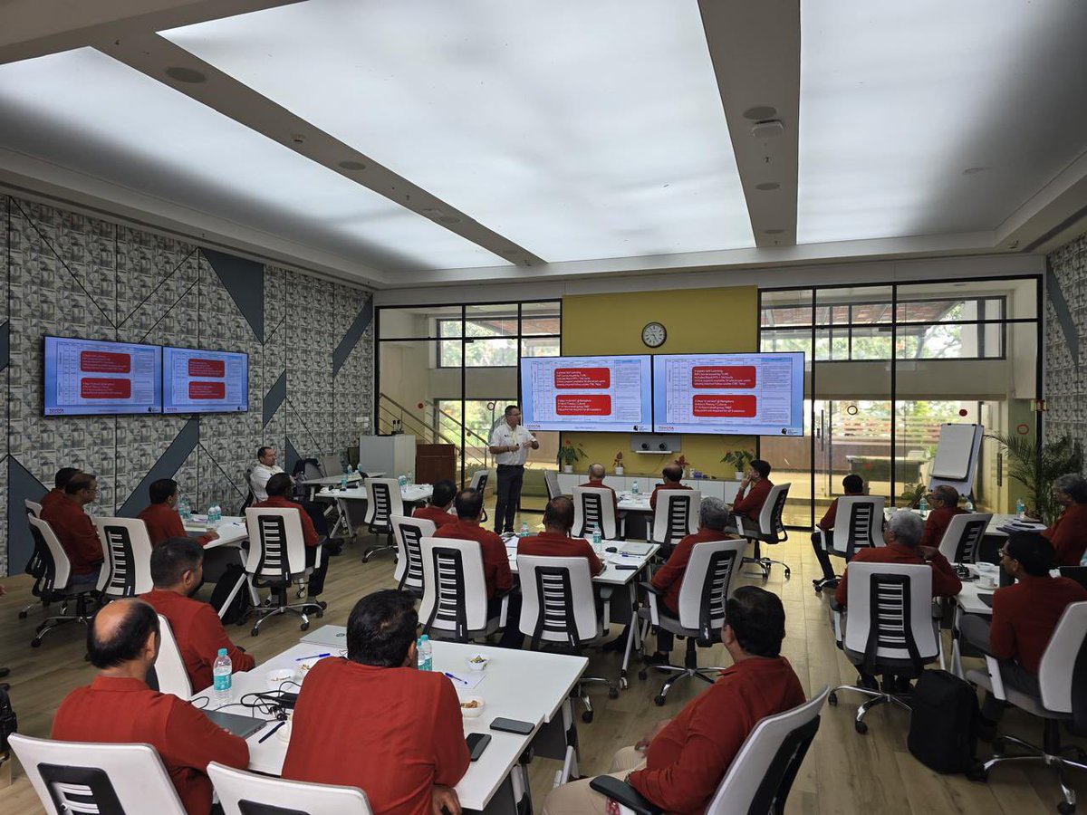 Deepesh_Nanda's tweet image. We partnered with Toyota Lean Management Centre to train 46 senior managers in lean principles. Focused on safety, quality, delivery &amp;amp; cost, this 6-month program will drive a culture of problem-solving &amp;amp; continuous improvement at @_TPREL_.
#LeanMindset #Sustainability #Leadership