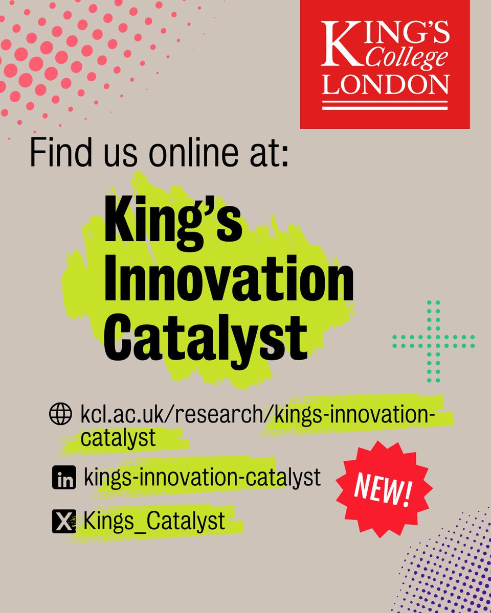 King's Innovation Catalyst tweet media