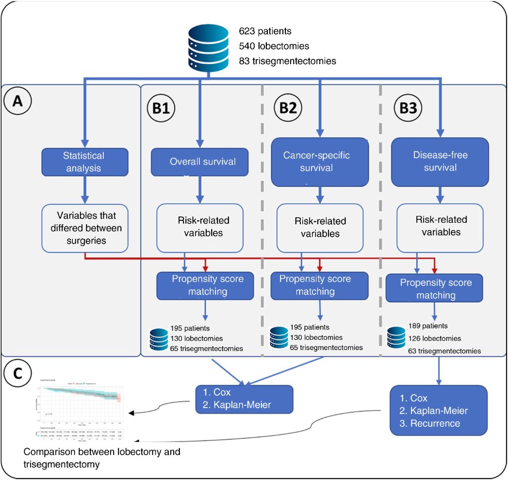 Comparación de la supervivencia y la recurrencia tras procedimientos de trisegmentectomía frente a lobectomía superior izquierda registrados en la base de datos del grupo español de cirugía torácica videoasistida (GEVATS).

Full text access: 👉 archbronconeumol.org/en-comparison-…