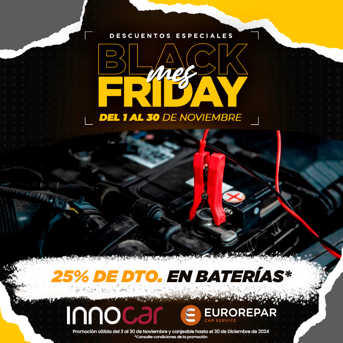 Innocar_es's tweet photo. ‼💥𝐌𝐄𝐒 𝐁𝐋𝐀𝐂𝐊 𝐅𝐑𝐈𝐃𝐀𝐘💥‼

🗓 Del 01/11 al 30/11

🚗Vehículos KM 0 y Seminuevos
🚗Coches sin carnet
🚗Chapa y Pintura
🚗Mecánica en general

👉 Todos nuestros 𝐃𝐄𝐒𝐂𝐔𝐄𝐍𝐓𝐎𝐒 𝐄𝐒𝐏𝐄𝐂𝐈𝐀𝐋𝐄𝐒...descúbrelos aquí: https://t.co/AUQZPLshnV https://t.co/t2fDELHIwe