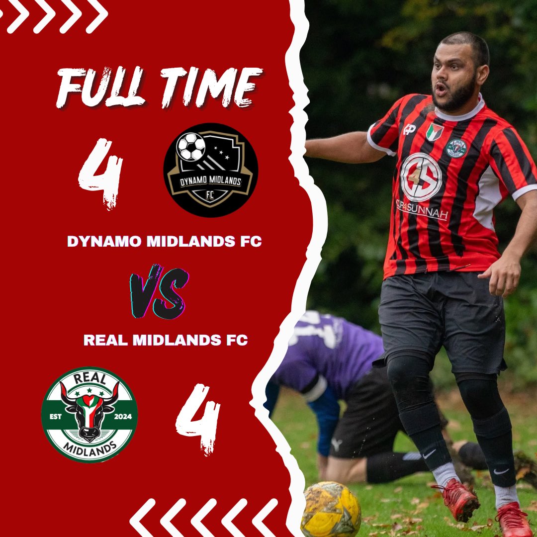 realmidlandsfc's tweet photo. A thrilling game for the neutrals, with 8 goals shared between both teams. It was a competitive friendly against a solid @dynamomidlandsfc side, giving the gaffer the chance to rotate the squad a bit. Best of luck for the season ahead, lads! 🤝

⚽️ Dylan x3
⚽️ Marz https://t.co/lB4qc5ixEH