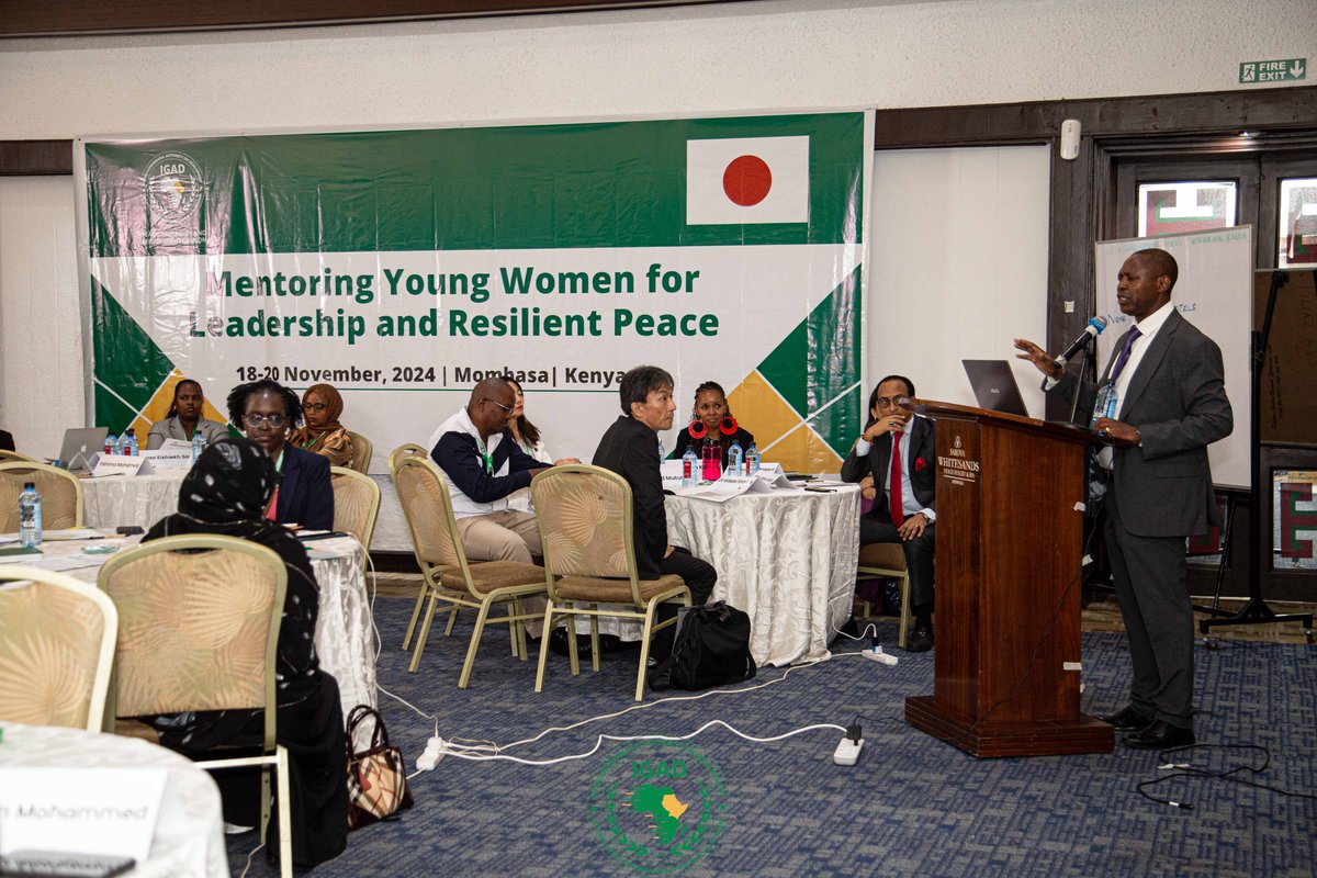 IGADLeadership's tweet photo. DAY 1: @DrKinyanjui the @IGAD_CEPCVE Director, said most of the problems that the continent faces are related to leadership. 
"We need leaders who are responsive to the needs of the people. These are the kind of leaders that the Academy endeavours to nurture." He thanked the @KSGKenya for hosting the Academy at its Mombasa campus. Dr Prisca Oluoch of @KSGKenya affirmed that Kenya School of Government is passionate about good governance, and is honoured to host ILA and give it all the support needed.