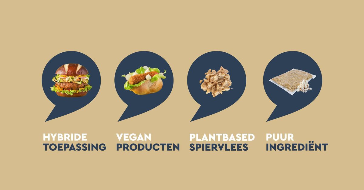 🍄🥩
HYBRIDE TOEPASSINGEN

We leveren onze oesterzwamsnippers aan slagerijen die er hybride producten van maken die jij als consument koopt.

🍔🌭
VEGAN PRODUCTEN

De oesterzwamvoetjes gebruiken we ook om de lekkerste eindproducten van te maken voor food service &amp; Retail.