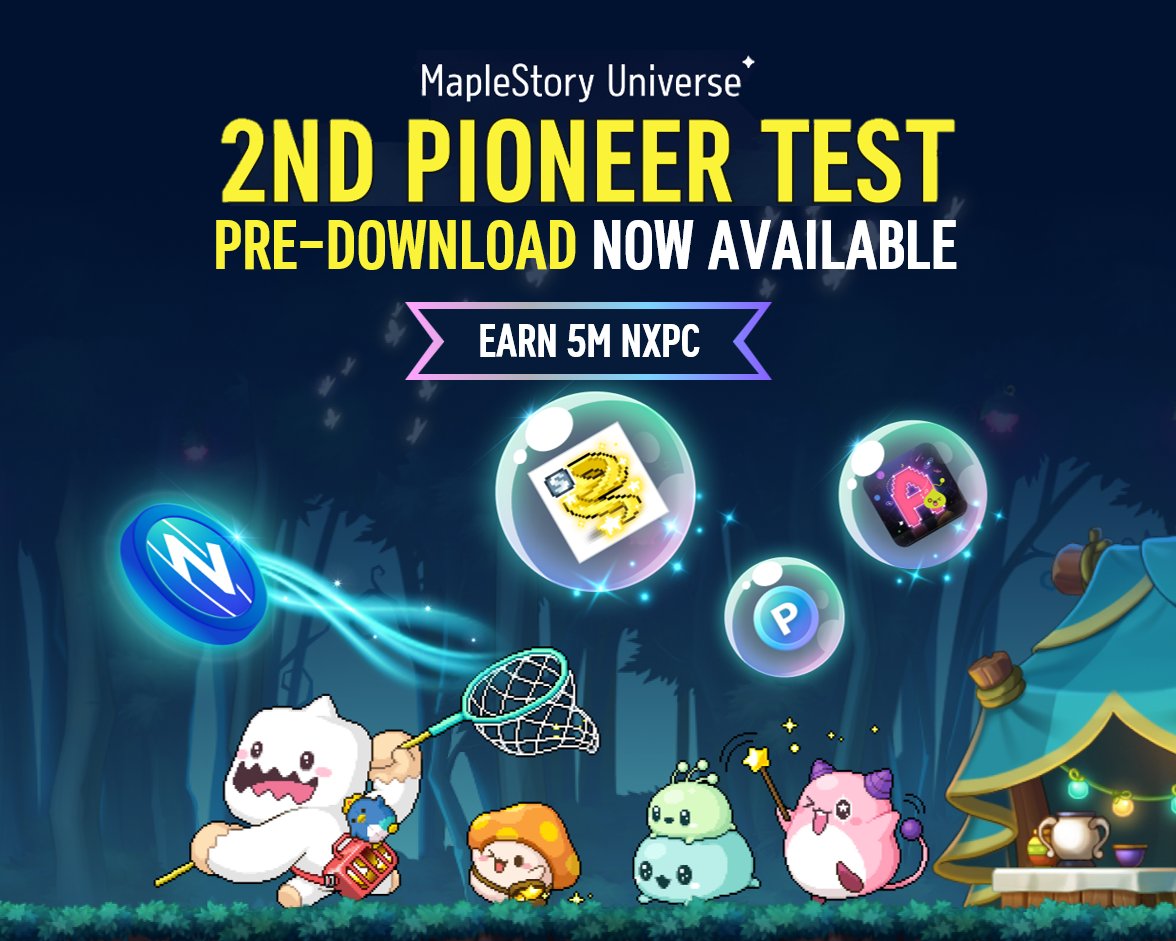 UniverseGuild's tweet photo. 万人期待web3大作maplestoryN开放预下载
✔️连接您的钱包,准备从11月20日开始的每日经验券空投:https://t.co/we4DgxYkfX
✔️预下载MapleStory N -现在开放:https://t.co/EI6Wk9LiiC
✔️为即将到来的“Make Special Name”活动准备好你的昵称吧
@opensea @MapleStoryU #MapleStoryUniverse #MSUtogether https://t.co/GxnGo3JpNa