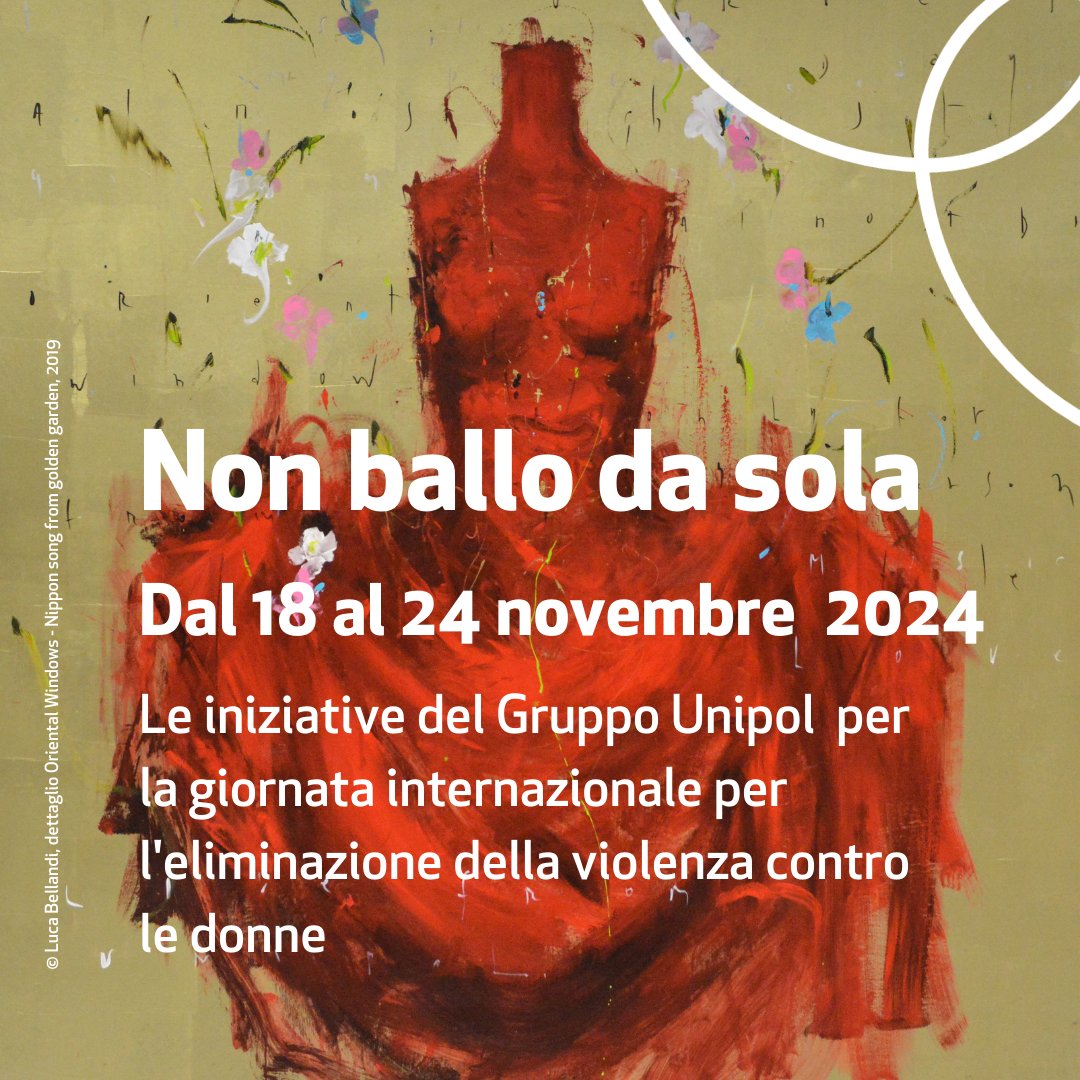 In occasione della Giornata Internazionale per l'Eliminazione della Violenza contro le Donne, il Gruppo Unipol presenta Non Ballo da Sola, una serie di iniziative per sensibilizzare e informare sul tema.
Scopri di più &gt; cubounipol.it/it/non-ballo-d…
#Nonballodasola #GruppoUnipol