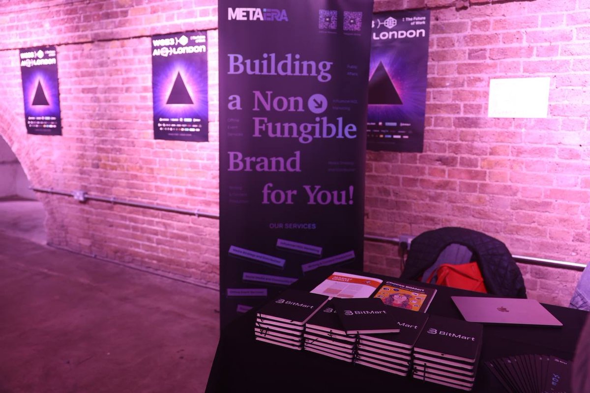 MetaEra @ Web3 AI London

📅 On November 17, we gathered in London with <a href="/ainetwork_ai/">AI Network</a>, @nftsoho, <a href="/BitMartExchange/">BitMart</a> to delve into the world of #Web3 and #AI. The event featured panels, hackathon, digital art performances, and more. Thank you to all attendees for your enthusiastic