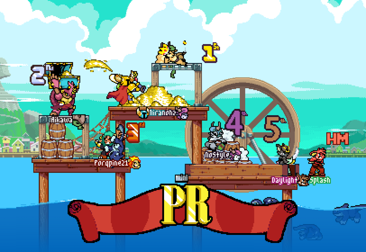 OUR RIVALS 1 MINI-PR! We had a bit of a wait until Rivals 2 came out, so here are those who came out on top!

1st: Niranoha 
2nd: Aikawa 
3rd: Porqpine21 
4th: NoStyleNoGrace 
5th: Daylight 
Honorable Mention: Splash 

Thank you for keeping this scene so lively!!