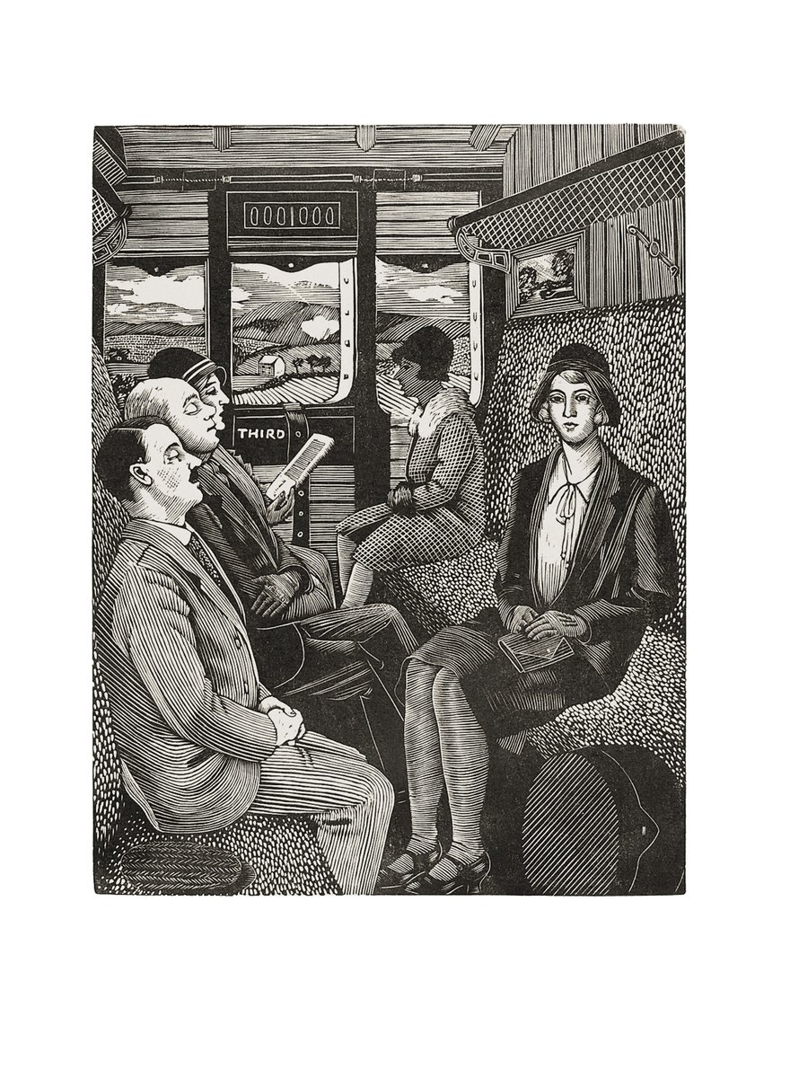 Opening tomorrow, Tirzah Garwood: Beyond Ravilious celebrates the brilliance of this overlooked 20th-century artist. See works like The Train Journey, a stunning wood engraving blending depth, pattern, and perspective. Opens 19 Nov! Don’t miss it—ow.ly/xO0Z50U8Uiw