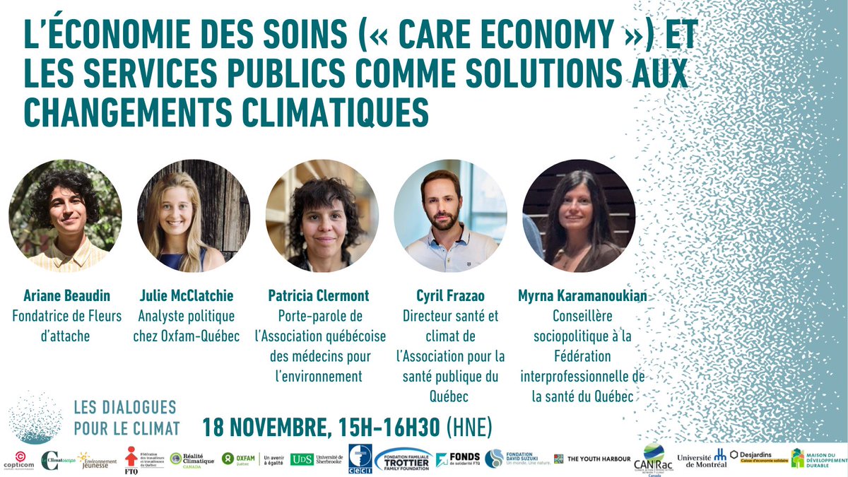 📆 18/11 - Jour 6: Journée essentielle de cette #CdP29 sur de la thématique "Capital humain, enfants et jeunes, santé, éducation" ! 

Ces enjeux vous tiennent à coeur ? Rejoignez-nous pour nos 3 événements à 8h30, 12h et 15h ! 🗣️💚

👉 Inscriptions ici : loom.ly/jC3mxTo