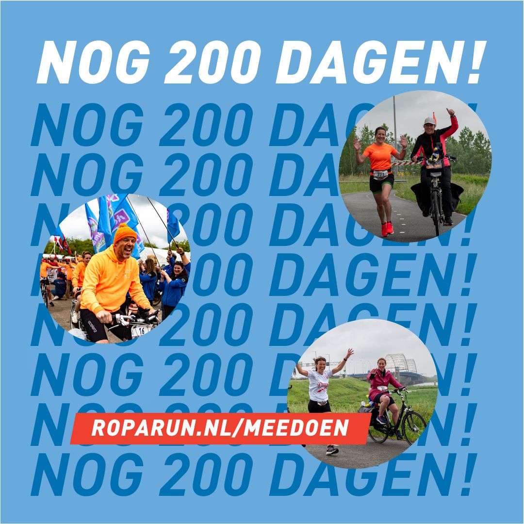 𝗡𝗢𝗚 𝟮𝟬𝟬 𝗗𝗔𝗚𝗘𝗡
Het aftellen is begonnen!⏳We trainen, plannen en bereiden ons voor op het avontuur.💪Elke stap telt, want we lopen niet zomaar: we lopen voor mensen met kanker.💙Doe jij mee? Meld je aan en laten we samen die finish bereiken en een verschil maken!