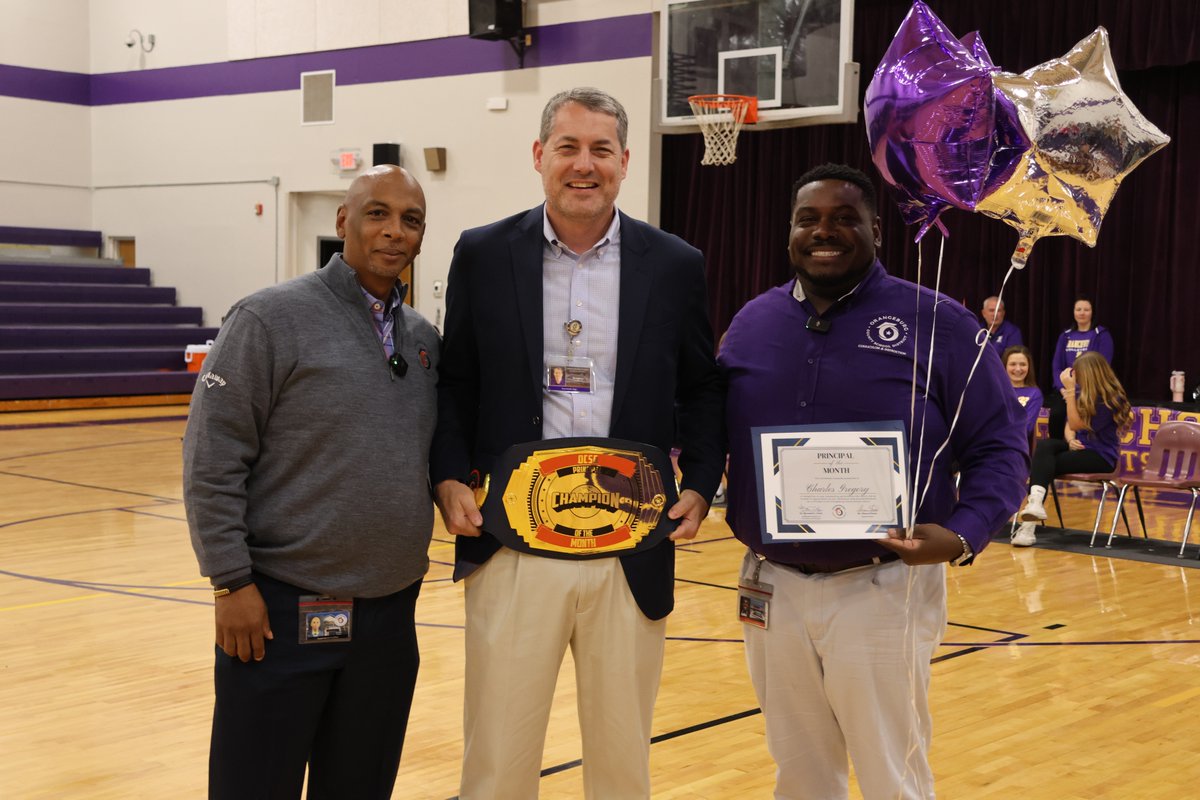 Congratulations to Mr. Charles Gregory, Principal of Branchville High School, on being named October's Principal of the Month!