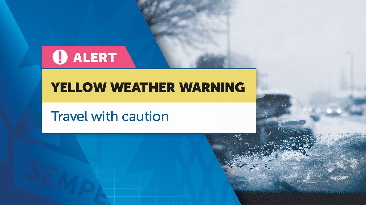 A yellow weather warning is in place for snow and ice across Shetland today and tomorrow. Drivers should plan ahead and ensure you have sufficient fuel, warm clothing, food, water and a charged mobile in case of any delays. Follow the Met Office for more information