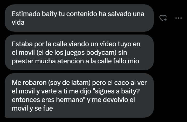 BaityBait's tweet image. El tipo de seguidor que quiero (ladrón, pero con corazón ❤️)