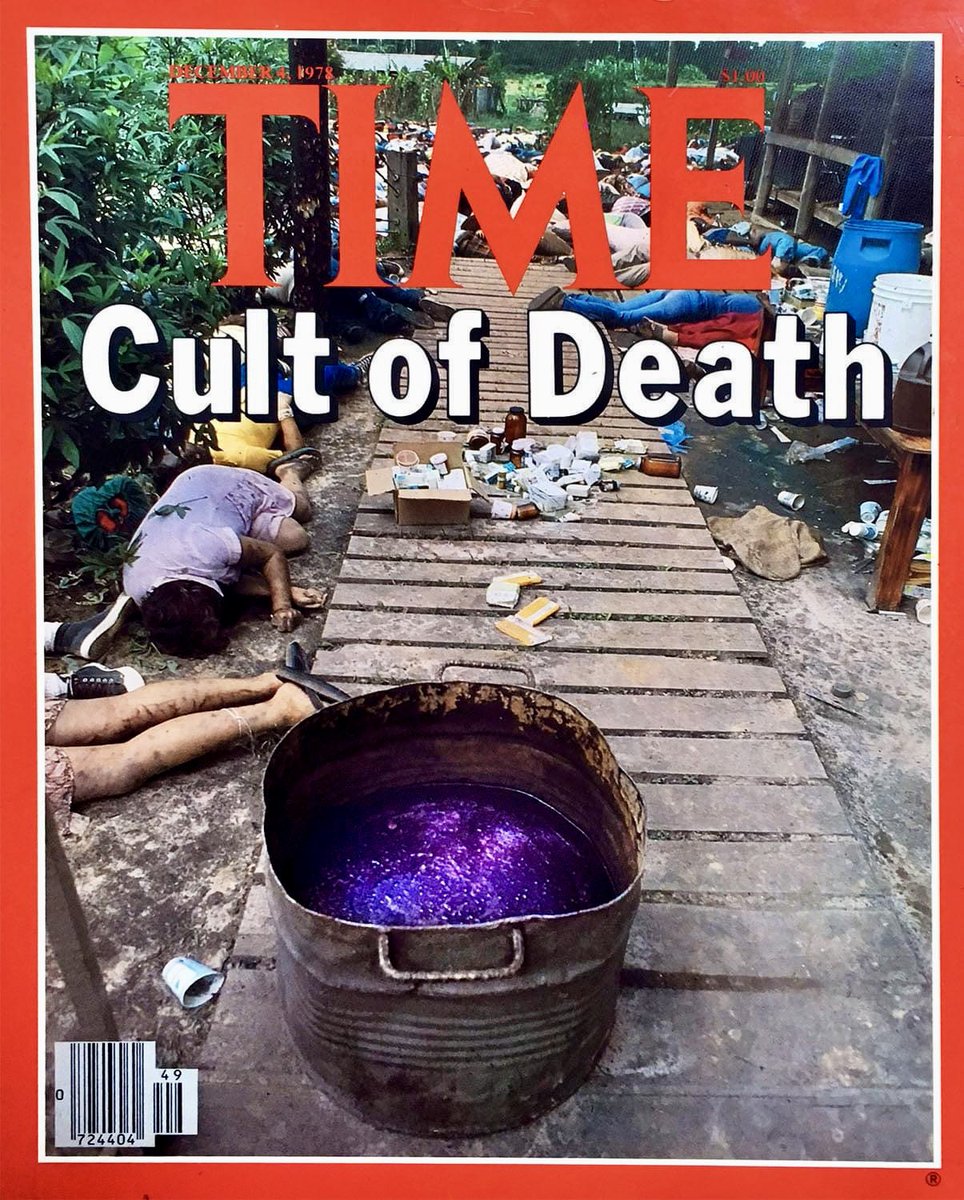 David Hume Kennerly (@kennerly) on Twitter photo This is where “drinking the Kool-aid” comes from. My <a href="/TIME/">TIME</a> cover of the Jonestown massacre 46 years ago today. 909 died there including 300 murdered children. People still drinking it… <a href="/gtconway3d/">George Conway 👊🇺🇸🔥</a> <a href="/mikebarnicle/">Mike Barnicle</a> <a href="/JoeNBC/">Joe Scarborough</a> <a href="/morningmika/">Mika Brzezinski</a> <a href="/BillKristol/">Bill Kristol</a> <a href="/ccwhip/">Chris Whipple</a> <a href="/NormOrnstein/">Norman Ornstein</a> <a href="/jaketapper/">Jake Tapper 🦅</a> This is where “drinking the Kool-aid” comes from. My <a href="/TIME/">TIME</a> cover of the Jonestown massacre 46 years ago today. 909 died there including 300 murdered children. People still drinking it… <a href="/gtconway3d/">George Conway 👊🇺🇸🔥</a> <a href="/mikebarnicle/">Mike Barnicle</a> <a href="/JoeNBC/">Joe Scarborough</a> <a href="/morningmika/">Mika Brzezinski</a> <a href="/BillKristol/">Bill Kristol</a> <a href="/ccwhip/">Chris Whipple</a> <a href="/NormOrnstein/">Norman Ornstein</a> <a href="/jaketapper/">Jake Tapper 🦅</a>