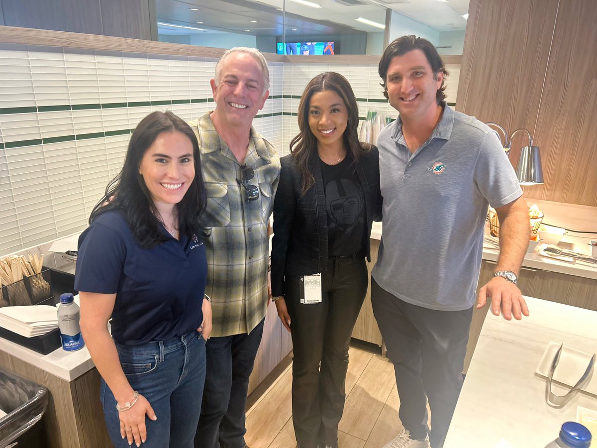 <a href="/LSNPartnersLLC/">LSN Partners</a>’s Partners <a href="/GabeGroisman/">Gabriel Groisman</a> and <a href="/ng827/">Nicole Gomez Goldmeier</a> had the pleasure of hosting Nevada Governor Joe Lombardo at the Dolphins game this past weekend—they even had a surprise visit from Raiders President Sandra Douglass Morgan. 
In the end—Dolphins, won! 🐬🏈  #FinsUp #LSNEvents