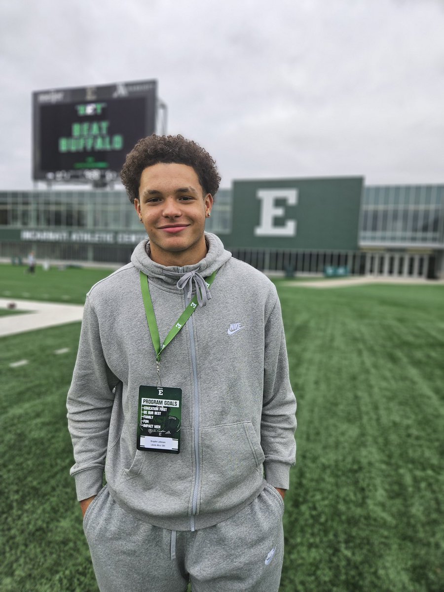 Braydon Johnson (@braydonj50) on Twitter photo After a great practice visit this weekend I’m blessed to receive an offer from the University of Eastern Michigan! <a href="/EMUFB/">Eastern Michigan Football</a>
<a href="/CoachIReed/">Issac Reed</a> <a href="/Coach_Creighton/">Chris Creighton</a>! #EMU #EMUEagles <a href="/LakotaWestFB/">Lakota West Football</a> <a href="/gmcsports/">GMC Sports</a> <a href="/CoachTomBolden/">Tom Bolden</a> After a great practice visit this weekend I’m blessed to receive an offer from the University of Eastern Michigan! <a href="/EMUFB/">Eastern Michigan Football</a>
<a href="/CoachIReed/">Issac Reed</a> <a href="/Coach_Creighton/">Chris Creighton</a>! #EMU #EMUEagles <a href="/LakotaWestFB/">Lakota West Football</a> <a href="/gmcsports/">GMC Sports</a> <a href="/CoachTomBolden/">Tom Bolden</a>