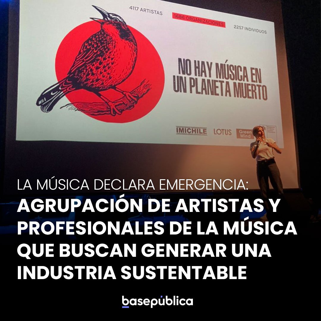 Los conciertos en vivo generan 670 mil toneladas de dióxido de carbono al año en todo el mundo. Para tomar conciencia y mitigar este impacto negativo, profesionales de la industria crearon La Música Declara Emergencia.
Link: bit.ly/3CygawC