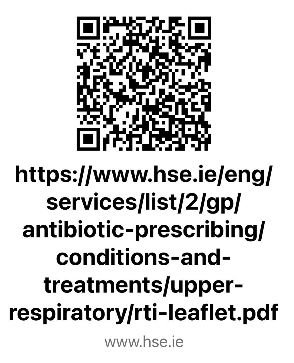 Mala Shah (@malashah11) on Twitter photo 3 things GPs can do to reduce unnecessary antibiotic use:
1. use leaflet in image during self- limiting RTI consultations.
2. Strive for 5 days (not 7) if antibiotics required for RTI.
3. Skip the Dip for UTI in over 65s.
VISIT antibioticprescribing.ie
<a href="/ICGPnews/">Irish College of GPs</a> 3 things GPs can do to reduce unnecessary antibiotic use:
1. use leaflet in image during self- limiting RTI consultations.
2. Strive for 5 days (not 7) if antibiotics required for RTI.
3. Skip the Dip for UTI in over 65s.
VISIT antibioticprescribing.ie
<a href="/ICGPnews/">Irish College of GPs</a>