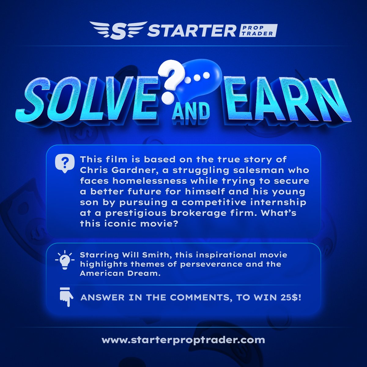 💡 Solve &amp; Earn Challenge! 💡
Ready to test your knowledge and win? 🎉

🧠 Answer correctly and get a chance to win $25 —easy, fun, and rewarding! 🤑
💬 Drop your answer in the comments. Two winners will be revealed this Friday!

Knowledge pays—don’t miss your chance to earn! 💸