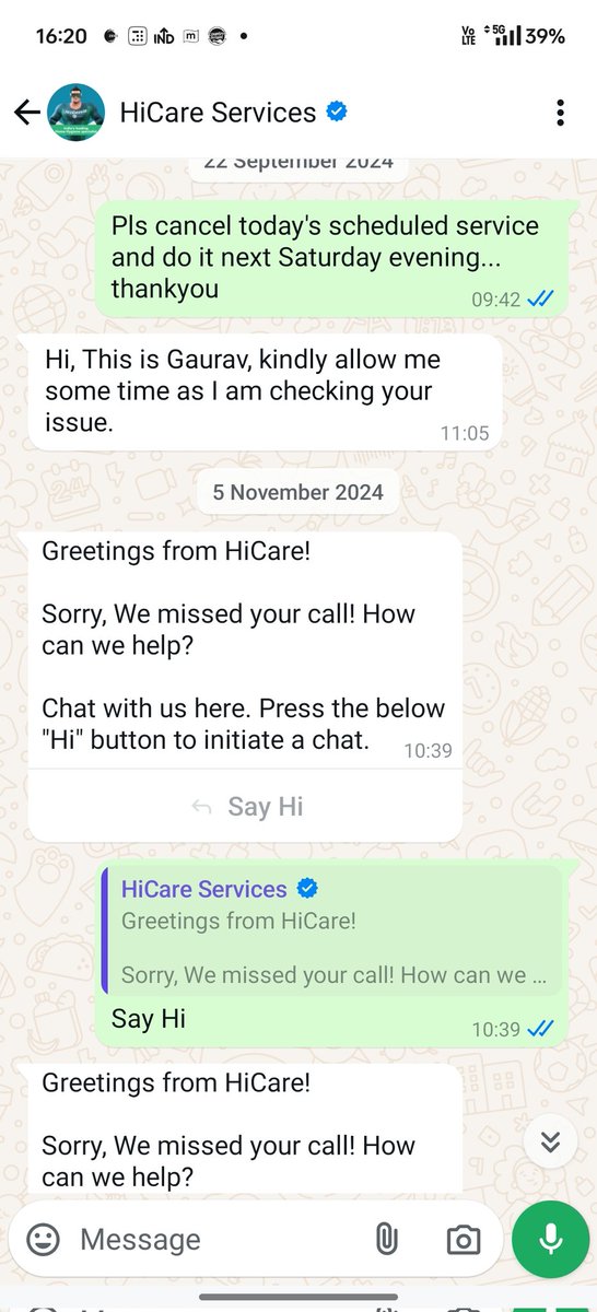 deveshs05's tweet photo. @hicare_services I have chasing guys after having a annual package... what is this loot.. screenshot for reference@RentokilPCI @jagograhakjago #ConsumerRights #cheating https://t.co/pw3O9wdHGg