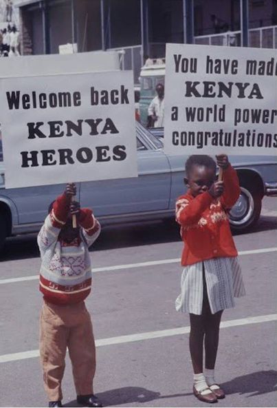 PastSpeaks's tweet photo. — 1968 : Heroes welcome for the Olympic team on the streets of Nairobi.

#MainaAndKingangi #OccupyParliament Matiangi Ruto SUGOI #JusticeForAfricanMinerals Ole Sapit Maraga Omtatah Mpox https://t.co/GQxpIK5wgA