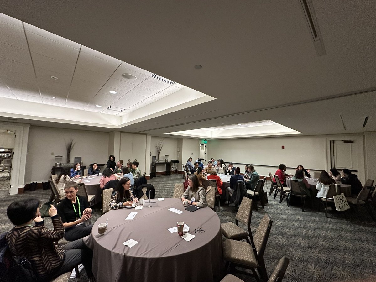 The Career Development Roundtables this morning at the Tumor-body Interaction conference was a huge success! I got extremely useful tips from the NCI table. Thank you Joanna and Hannah! #AACRtumorenviron24 #AACR