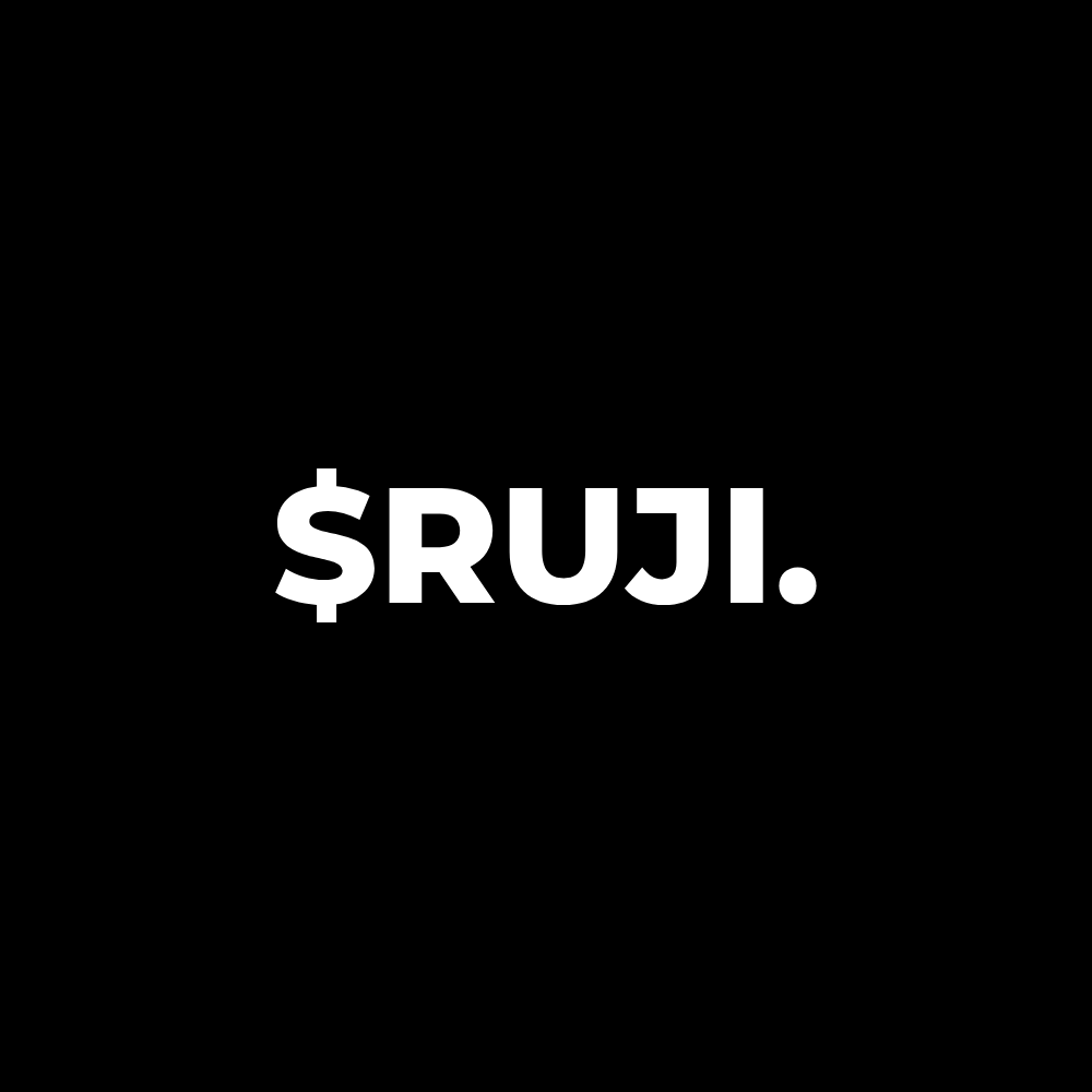 $RUJI.

That is all.

🩷.