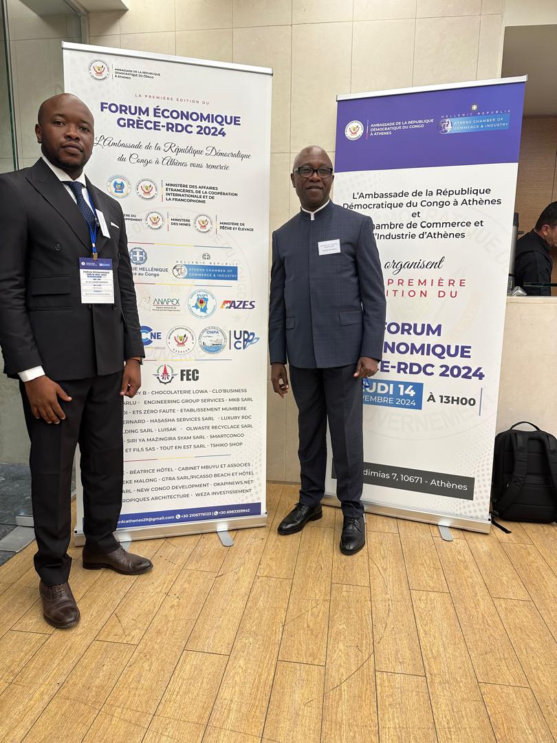 Les 14 et 15 novembre 2024, j’ai eu l’honneur de représenter l’AZES au tout premier Forum Économique RDC-Grèce organisé à Athènes. Un événement riche en échanges, visant à renforcer les relations bilatérales et à ouvrir de nouvelles perspectives d’investissement entre nos deux