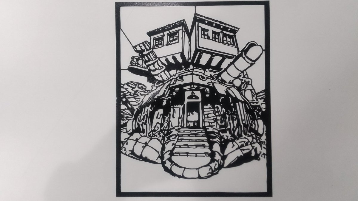 umachi38's tweet photo. 最近は切り絵作って遊んでます～♪
#ジブリ好きな人と繋がりたい 
#切り絵 
#スタジオジブリ https://t.co/bfwnK0FSIa