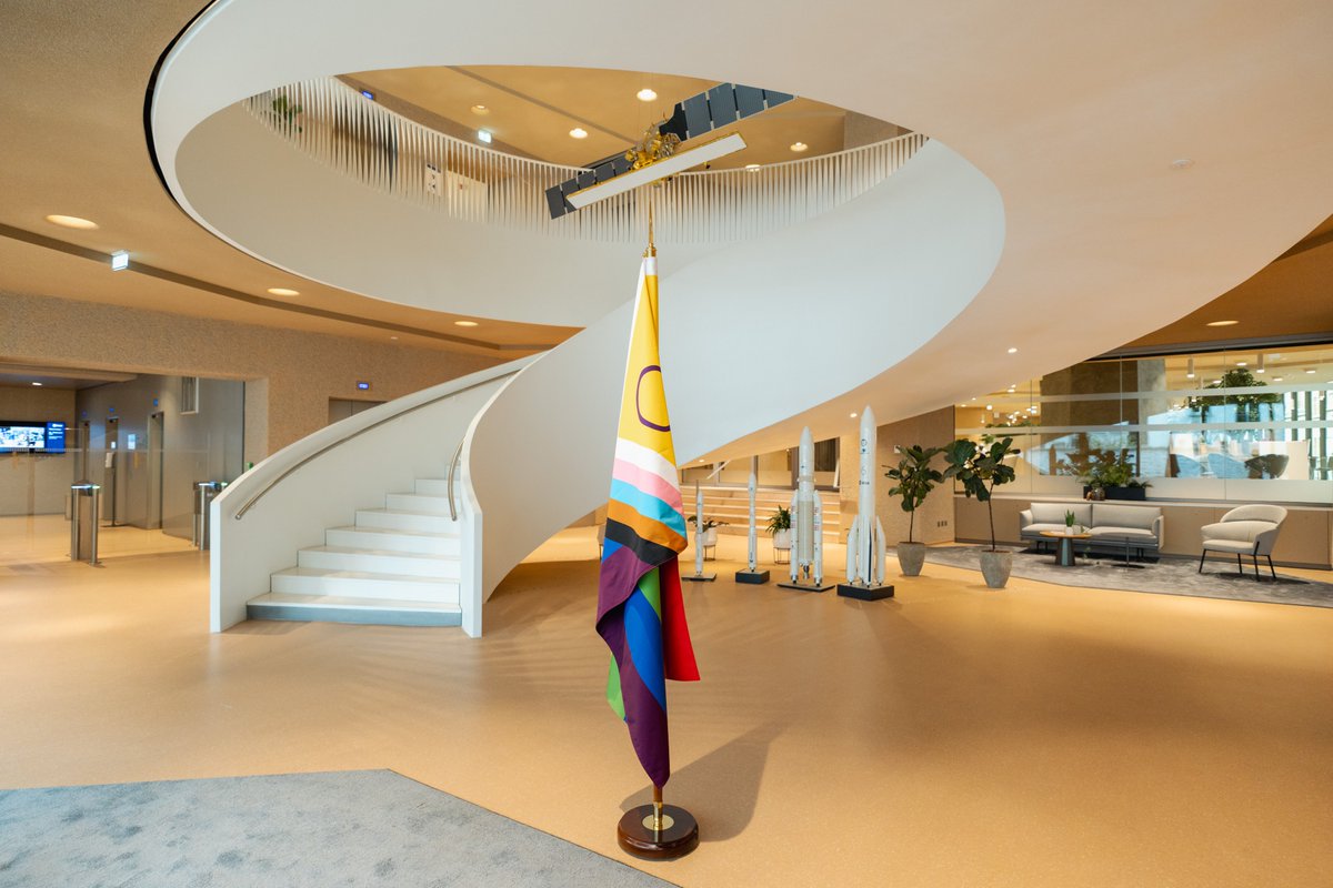 🌈🚀 On the International Day of LGBTQIA+ people in STEM, we celebrate the contributions of LGBTQIA+ people in science, technology, engineering, and maths. 

🌍 Today, the Pride Flags fly at our various establishments, highlighting our commitment to a more equitable and inclusive