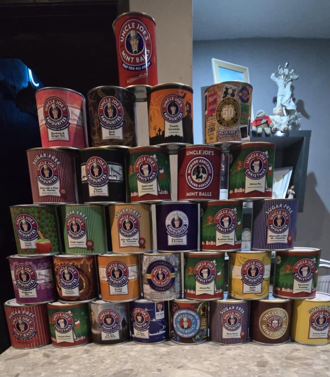 Dave Cowpland, one of our ardent supporters has been collecting our tins for many years now. His bedroom wall is nearly full and he is waiting for the launching of new tins to finish the project! Thanks for your support #wiganwarriorslottery